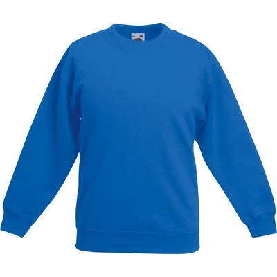 Fruit of the Loom dětská mikina F.O.L. Classic Kids Set-In Sweat královská modrá