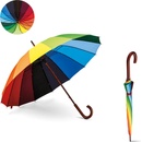 Duhový holový deštník duha