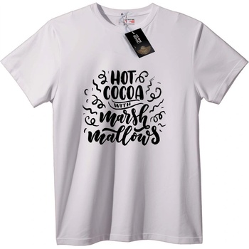 NOONEBRAND Тениска Топъл какао с Маршмелоу - 2XL, White