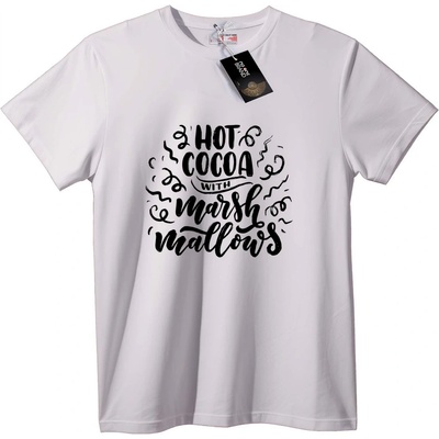 NOONEBRAND Тениска Топъл какао с Маршмелоу - 2XL, White
