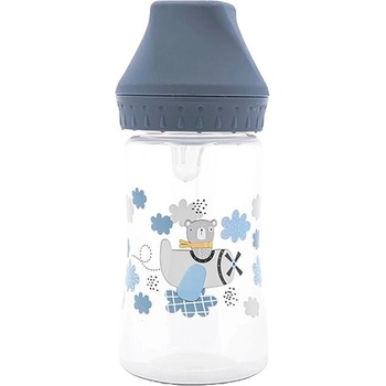 Lorelli Бебешко шише с широко гърло Lorelli My Friend - 250 ml, Cameo Blue (10200840004)