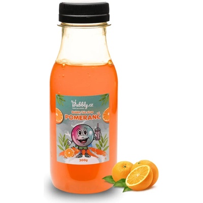 Bubbly Domácí Bubble Tea sirup pomeranč 300 g