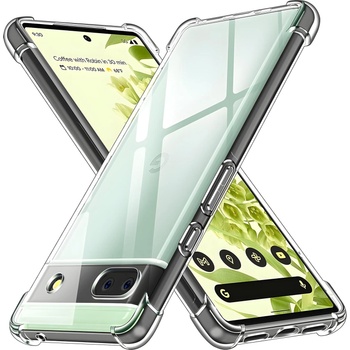 Techsuit Силиконов калъф с подсилени ръбове за Google Pixel 6A - Прозрачен KP30014 (30014)