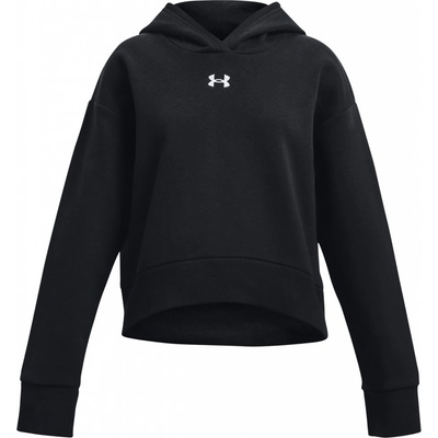 Under Armour Rival Fleece Crop Hoodie 1379517-001 černá