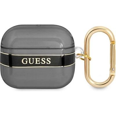 Guess Калъф Guess GUA3HHTSK за AirPods 3. черен, Strap Collection (GUE002016-0)