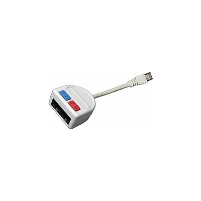 Rozdvojka počítač (10BaseT) / telefon 2 x RJ45 SOLARIX