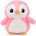 Barrado Kawaii Пингвин розов плюшена играчка 24см (16002799)