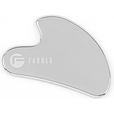 Fabulo Gua Sha z nerezavějící oceli 0,4 x 5,5 x 8,5 cm