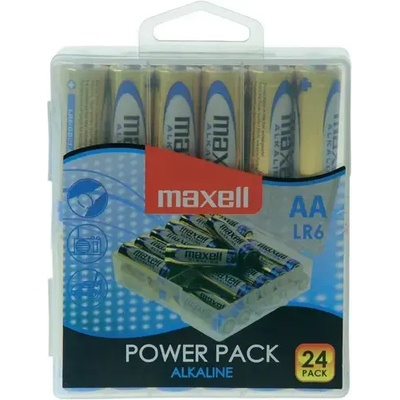 Maxell Алкални батерии MAXELL LR6 1, 5V AA 24 бр. блистер PVC case (ML-BA-LR6-24PK)