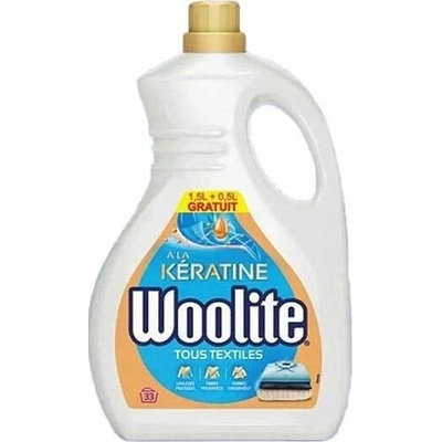 Woolite Keratin Tekutý prací prostředek na tmavé a černé prádlo 2 l 33 PD