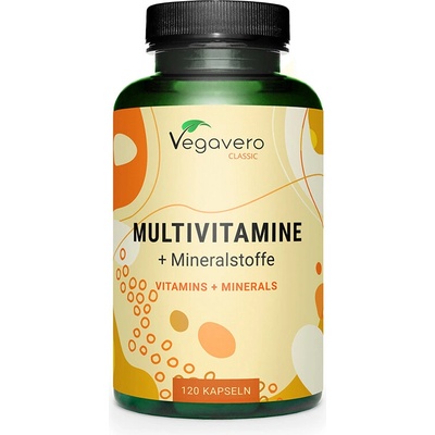 Мултивитамини и минерали (веган формула) 120 капсули | Vegavero (VV-VITA-46)