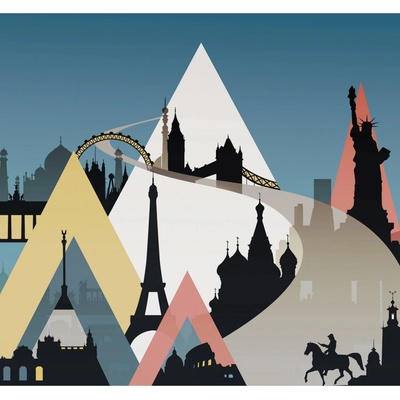 Komar Vliesová fototapeta Sightseeing rozměry 300 x 280 cm