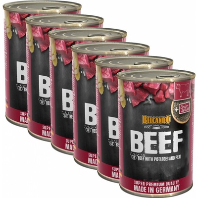 Belcando hovädzie so zemiakmi a hráškom 6 x 400 g