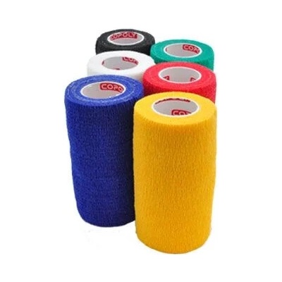 CoPoly Obinadlo elast. 10 cm x 4,6 m barevný MIX 12 ks