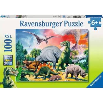 Ravensburger - Puzzle Among The Dinosaurs XXL - 100 piese