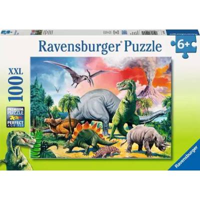 Ravensburger - Puzzle Among The Dinosaurs XXL - 100 piese
