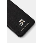 KARL LAGERFELD Калъф за телефон от имитация на кожа Samsung Galaxy S26 (KLHMS26S6PFKCLK)
