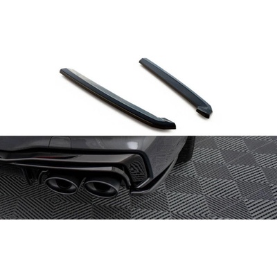 Maxton Design Maxton Design bočné difúzory pod zadný nárazník pre Audi A7 C8, čierny lesklý plast ABS