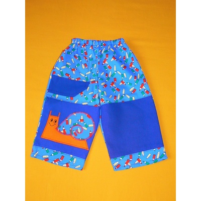 Zdeňka Bőhmová ČR Pastelkové kalhoty Modrá šnek