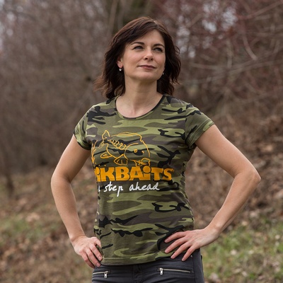 Mikbaits oblečení Dámské tričko camou Ladies team