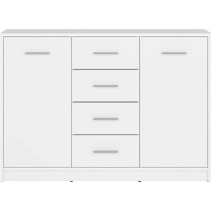 Black Red White Скрин с две врати и четири чекмеджета nepo kom2d4s - bogdanmebel