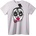 NOONEBRAND Тениска Страшно клоунско лице - 2XL, White