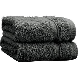 Catherine Lansfield Тъмносиви памучни кърпи в комплект от 2 бр. от тери 30x30 cm Zero Twist - Catherine Lansfield (TW/42260/W/FC2/CHC)