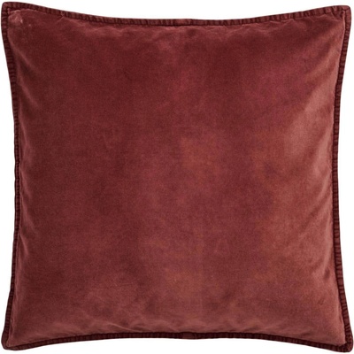 Ib Laursen Zamatový obal na vankúš Dusty Plum 52x52
