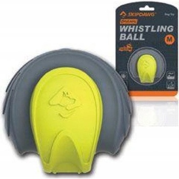 GiGwi Moderna Skipdawg pískacia plávajúca lopta 6,35 cm