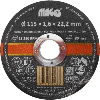 Magg Řezný kotouč 115 x 1,6 x 22,2 mm RN11516