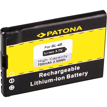 PATONA Батерия за Nokia 2630 / 2760 / 5000 / 7370 / N75 / N76, BL-4B, 700 mAh (3024)