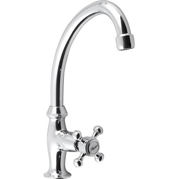 SAPHO Стоящ вентил за мивка в лъскаво-сребрист цвят Antea - Sapho (315)