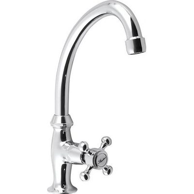 SAPHO Стоящ вентил за мивка в лъскаво-сребрист цвят Antea - Sapho (315)