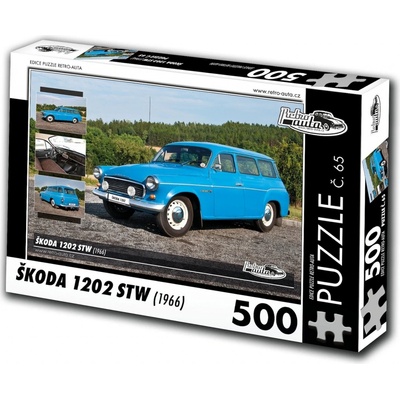 Retro-auta Škoda 1202 STW 1966 500 dílků