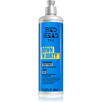 TIGI Down N' Dirty Lightweight Conditioner почистващ и детоксикиращ балсам за ежедневна употреба 400ml