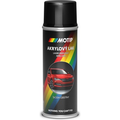 Motip Škoda akrylový sprej autolak 9910 černá magická metalíza 150 ml