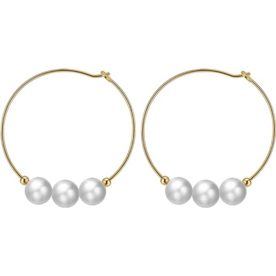 Majya Strieborné náušnice DALE pozlátené 11692