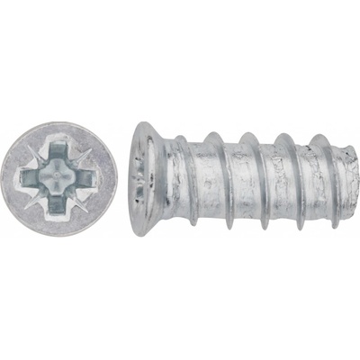 Eurošroub se zápustnou hlavou PZ2 bíle pozinkovaný 6 x 14 mm, 20 ks