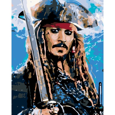 ZUTY Malování podle čísel JACK SPARROW II 40 x 50 cm