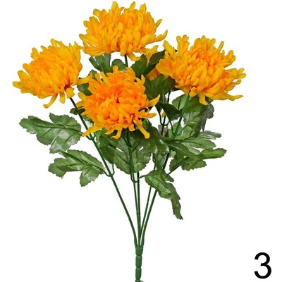 Kytica chryzantéma 48cm žltá 211499ZL