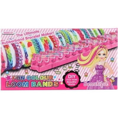 Sada výroba náramků z gumiček + stav, gumičky Loom Bands