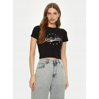 Guess Jeans Tričko dámske W5RI59 J1314 W5RI59.J1314 čierna