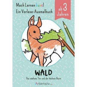 Wald - Ein Vorlese-Malbuch für Kinder ab 3 Jahren | Dörte Rossmann (ISBN: 9783748300205)