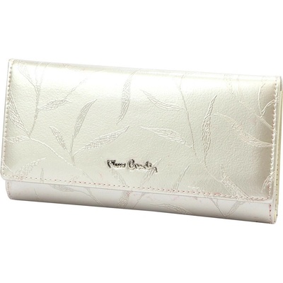 Pierre Cardin 02 LEAF 122 krémová dámska lakovaná peňaženka