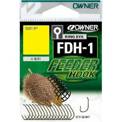 Owner Háček s očkem FEEDER HOOK FDH-0 vel.10 10 ks