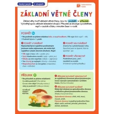 Přehledové tabulky ČJ: Větné členy - Taktik