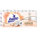 Linteo Тоалетна хартия Linteo Cotton, 3-слойна, 15 м, 10 бр