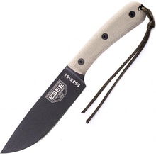 ESEE Knives Model 6HM bushcraft knife Modified Handle, leather sheath ESEE-6HM-B