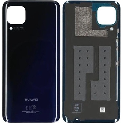 Huawei P40 Lite - Bateriový Kryt (Midnight Black) - 02353MVD Genuine Service Pack, Midnight Black