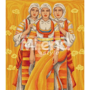 Milena Style По жътва - гоблен със схема конци dmc 1: 1